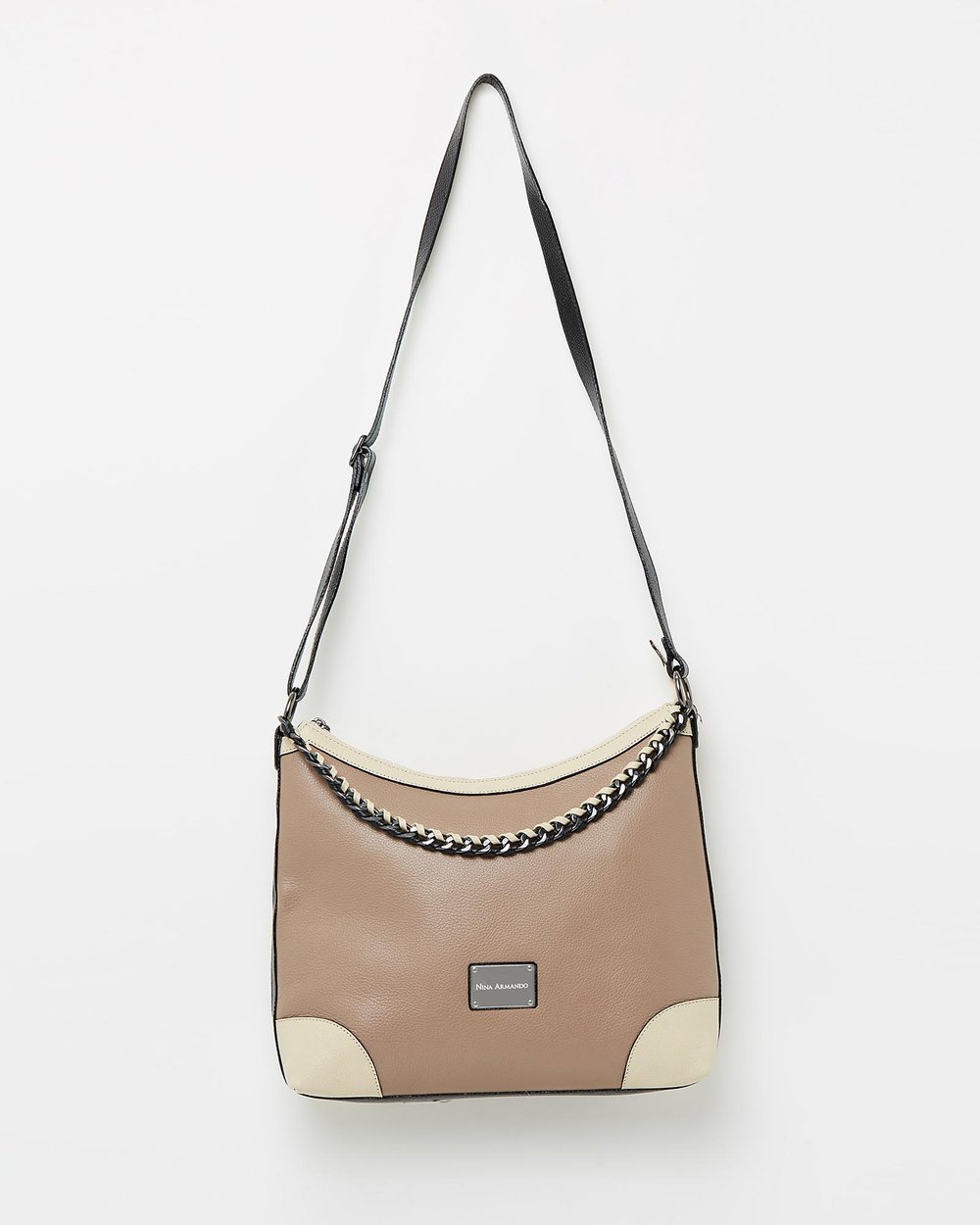 Mona - Taupe, Black & Cream