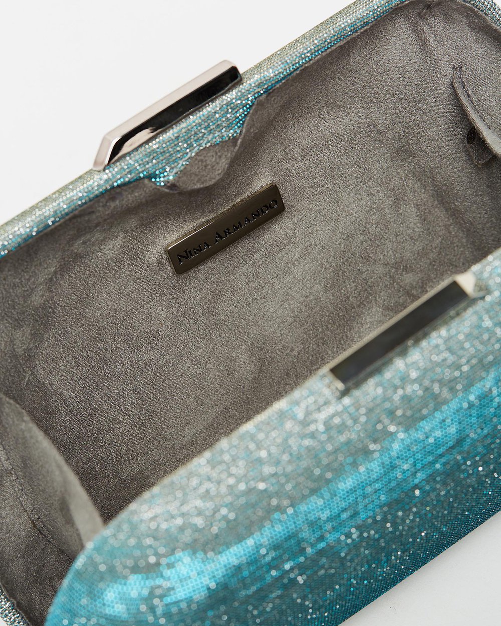 Blanc - Silver and Aqua Blue
