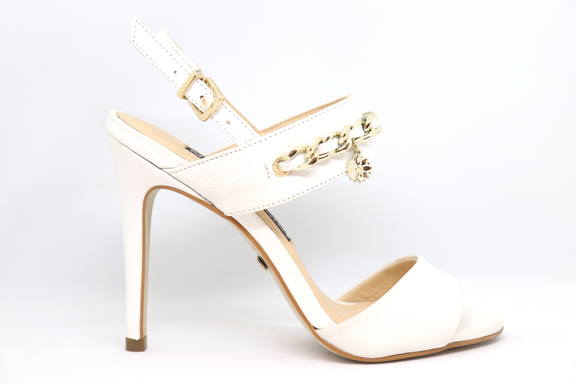nina white heels