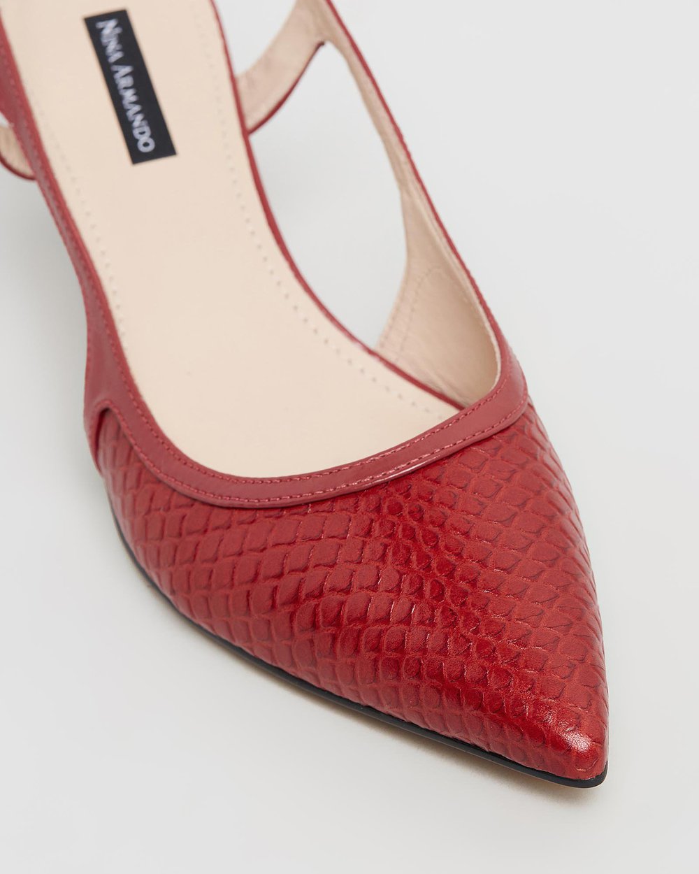 Luciana - Red & Snakeskin
