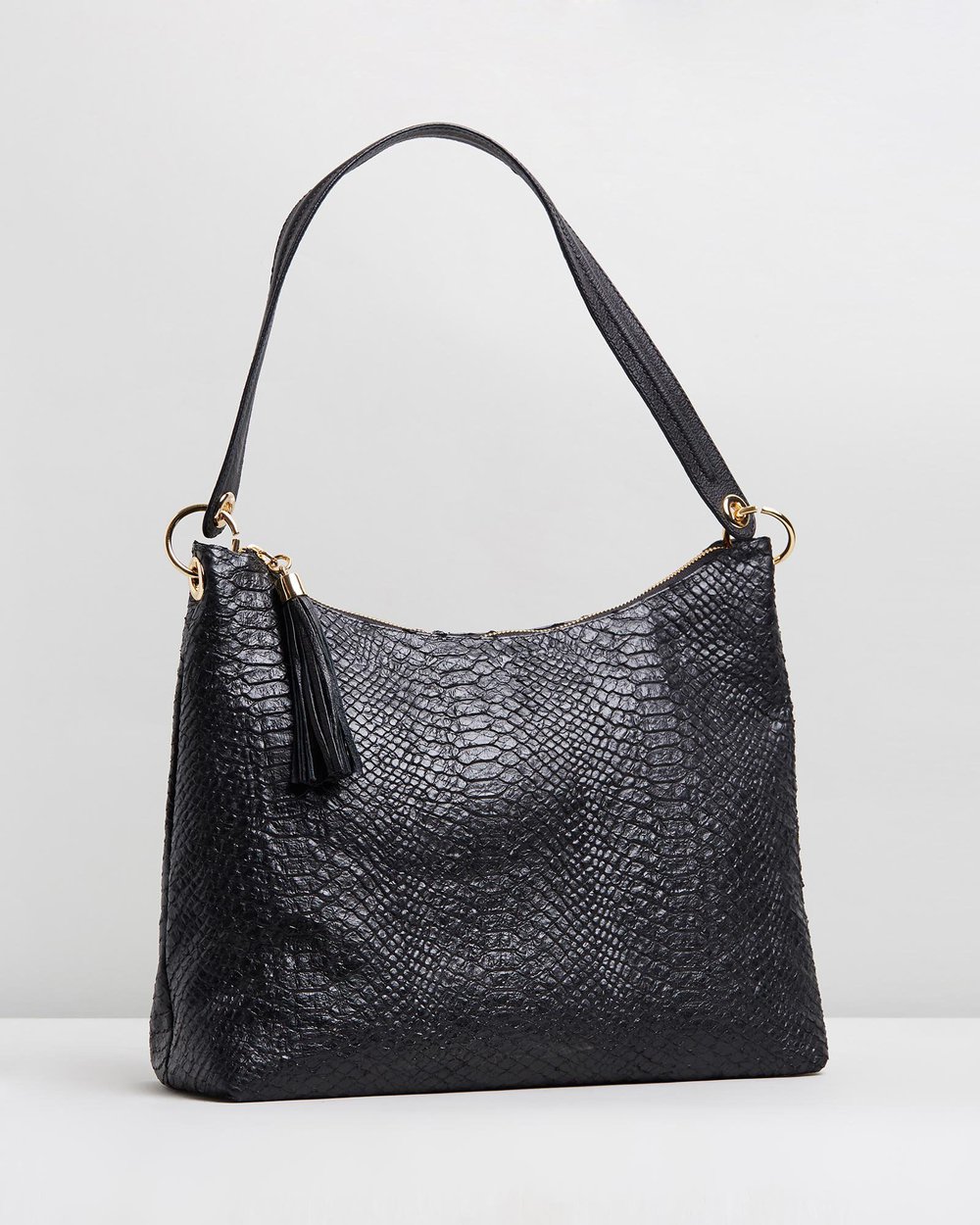 Madalena - Black & Snakeskin