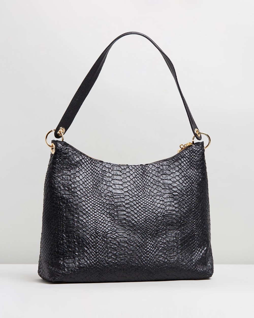 Madalena - Black & Snakeskin