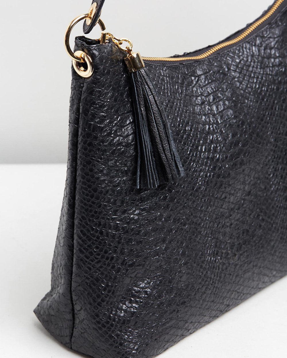 Madalena - Black & Snakeskin