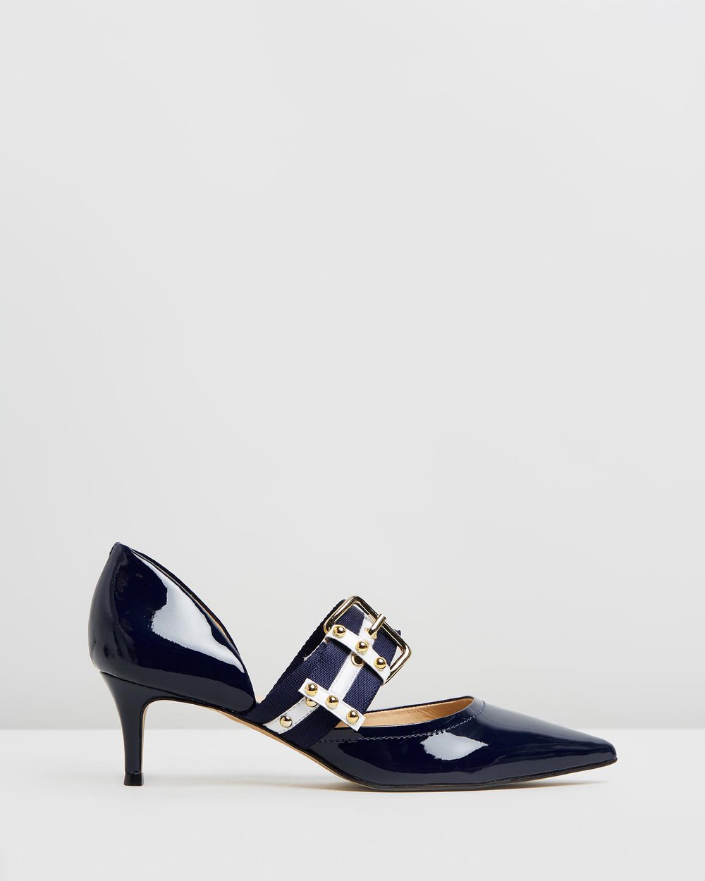 Raquel II - Navy & White