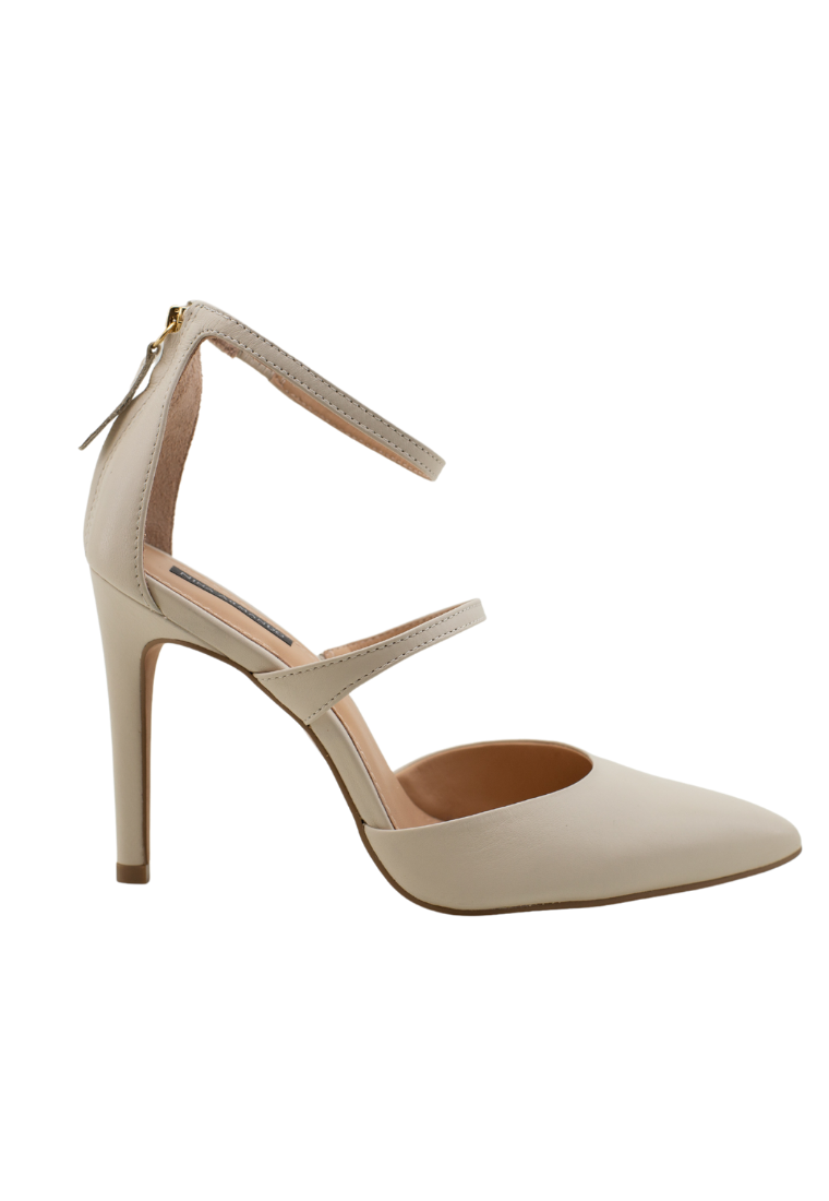Plain Off White High Heel Sandal, Size: 8 at Rs 395/pair in New Delhi | ID:  2850582370088