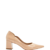 Ronny Block Heels - Nude Patent