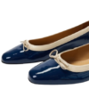 Emerald - Navy Patent and Off White - Image 2