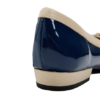 Emerald - Navy Patent and Off White - Image 3