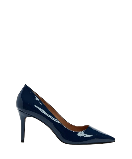 Emilia - Navy Patent